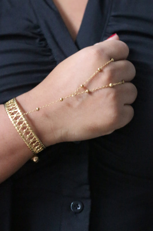 Ghungroo Bangle Hand Chain