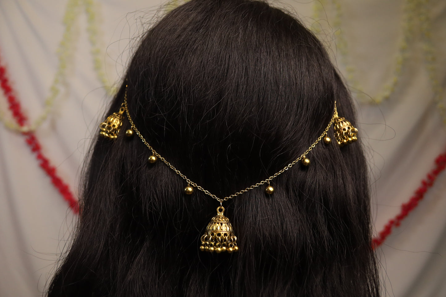 Jhumka Trio headpiece